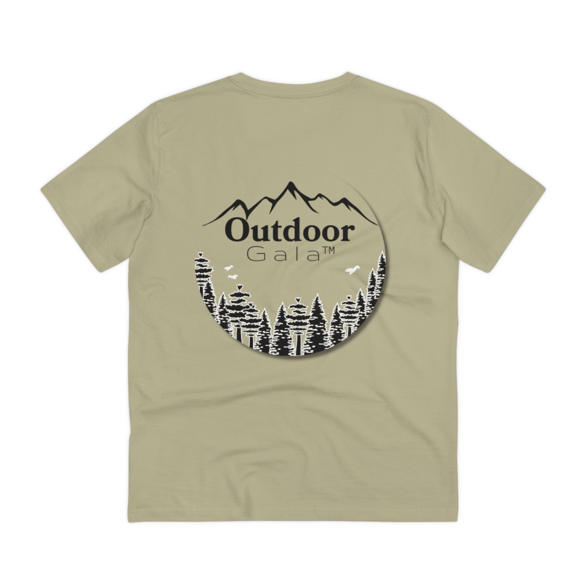Outdoor Gala T-shirt with Product logo & neck label - Unisex Organic Creator
