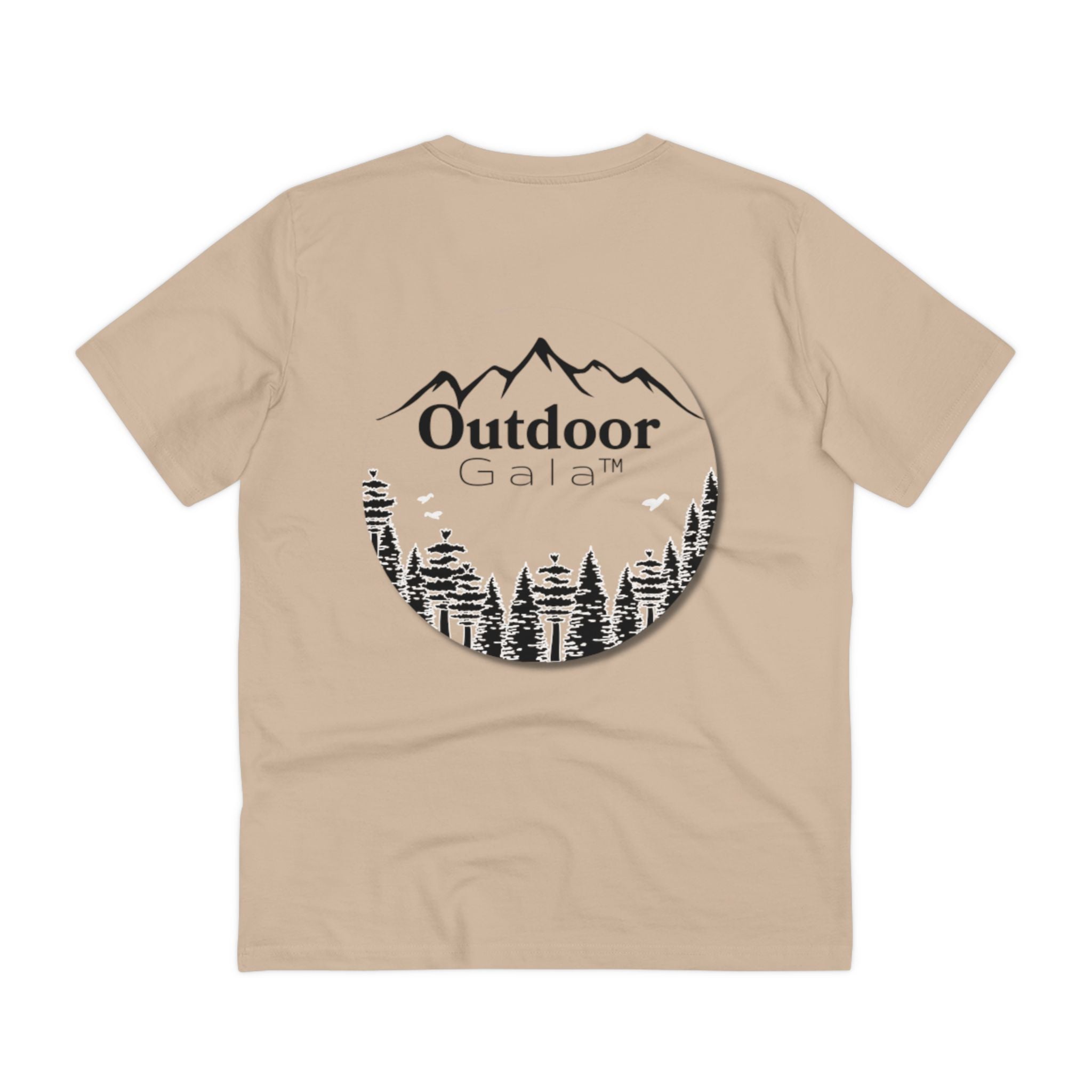 Outdoor Gala T-shirt with Product logo & neck label - Unisex Organic Creator